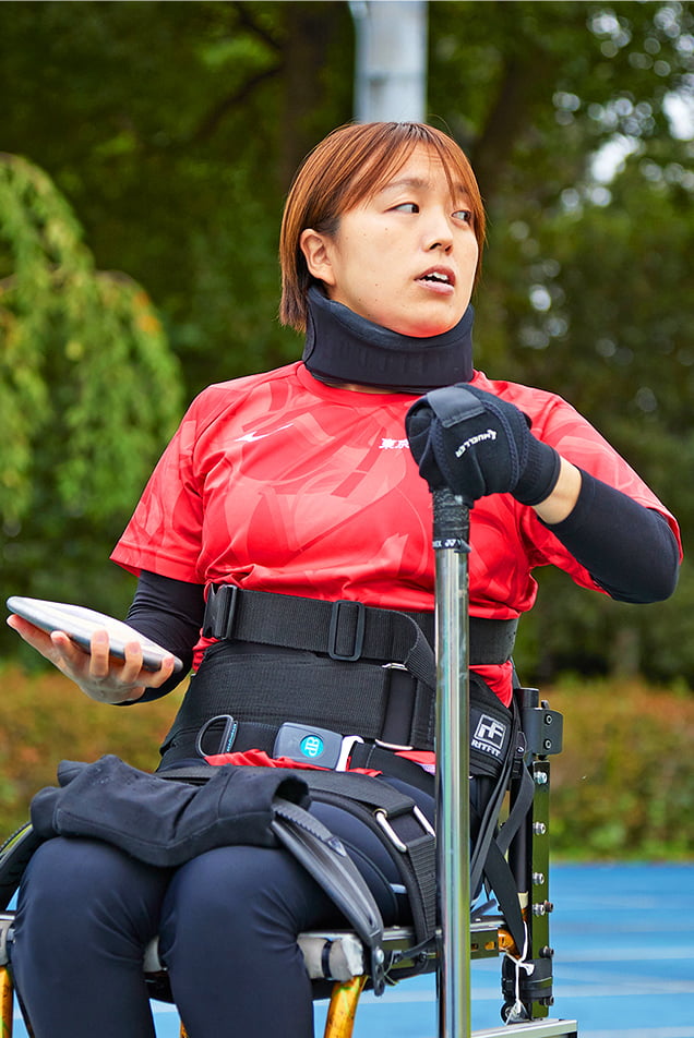 鬼谷慶子選手の競技写真