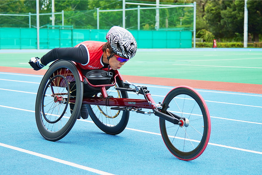 金涌貴子選手の競技写真