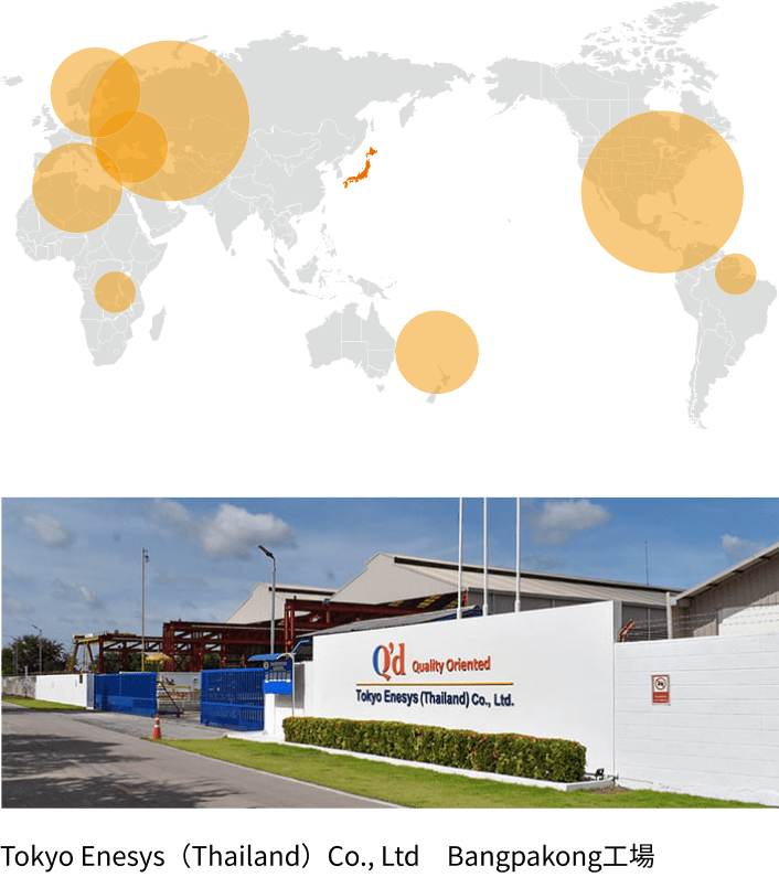 Tokyo Enesys（Thailand）Co., Ltd　Bangpakong工場